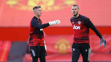 De Gea, junto a Henderson. 