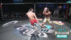 Se rompe la pierna tras dar una patada y su rival no puede ni mirar: No apto para sensibles