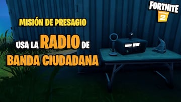 ¿Dónde están las radios de banda ciudadana en Fortnite?