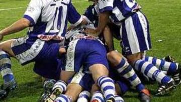 <B>HÉROES. </B>Tras eliminar al Mallorca, el Alcayano se las verá ahora con el Atlético.