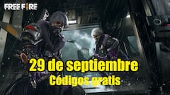 Códigos Free Fire de hoy 29 de septiembre de 2021; todas las recompensas gratis