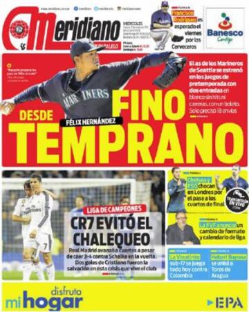 Portadas de la prensa deportiva