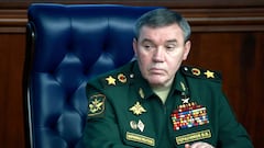 FILE PHOTO: Chief of the General Staff of Russian Armed Forces Valery Gerasimov attends an annual meeting of the Defence Ministry Board in Moscow, Russia, December 21, 2022. Sputnik/Sergei Fadeichev/Pool via REUTERS ATTENTION EDITORS - THIS IMAGE WAS PROVIDED BY A THIRD PARTY./File Photo