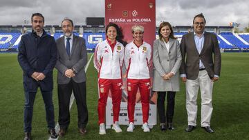 Presentación oficial del partido España-Polonia en Butarque.