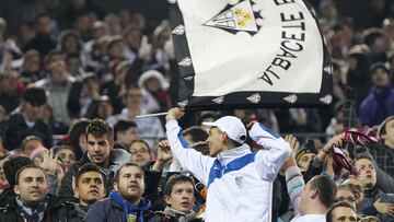 Aficionados del Albacete.