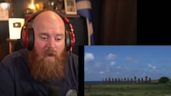 Un australiano ve Isla de Pascua por primera vez y dice esto sobre los moáis: en Chile ya es viral