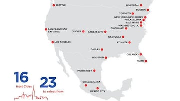 De Edmonton hasta la CDMX, las sedes del Mundial 2026