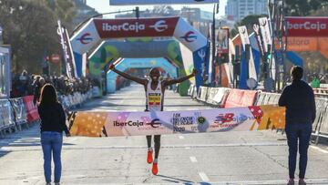 Rhonex Kipruto en Valencia.