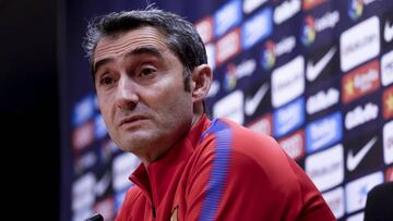 09/12/17 RUEDA DE PRENSA DE ERNESTO VALVERDE ENTRENADOR DEL BARCELONA