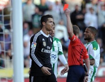 Hernández Hernández expulsa a Cristiano Ronaldo.