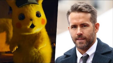 Detective Pikachu y Ryan Reynolds.