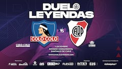 ¡Duelo de Leyendas! Colo Colo y River Plate se enfrentarán en histórico partido