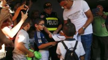 Keylor Navas aterriza en Costa Rica para jugar con su selecci&oacute;n
 
 