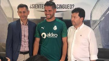 Luca Zidane, presentado como nuevo jugador del Racing de Santander.