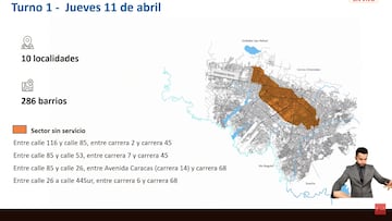 Revelan la única localidad de Bogotá que no tendrá racionamiento de agua
