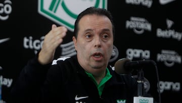 Este martes 30 de agosto se presentó como nuevo presidente de Atlético Nacional.