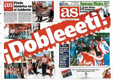 Los h¨¦roes del doblete del Atl¨¦tico se despiden de Antic