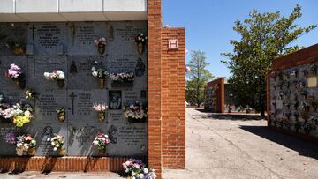 Nichos del Cementerio Sur-Carabanchel de Madrid.