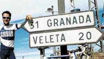 <b>PREPARACIÓN EN SIERRA NEVADA.</b> Aitor González ha estado preparando el Tour de Francia a más de 2.000 metros de altitud durante casi un mes.