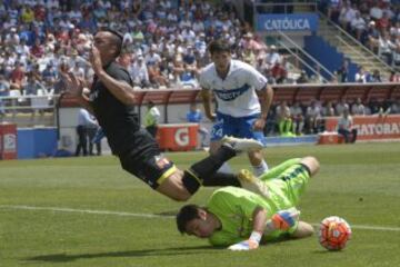 Las mejores imágenes del clásico Universidad Católica - Colo Colo