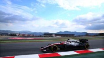 Jenson Button, el sábado en Montmeló.