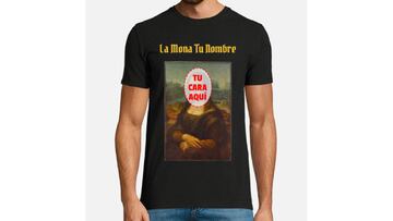 Camiseta de la Monna Lisa con tu cara en laTostadora