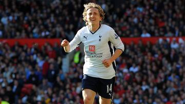 El centrocampista croata, Luka Modric, durante su época en el Tottenham.