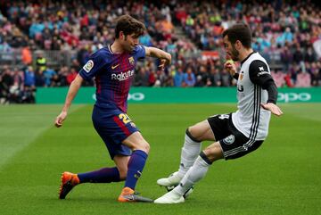 Sergi Roberto y Jose Luis Gaya    