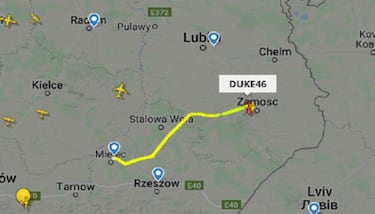 FlightRadar24 muestra las operaciones de vigilancia de las aeronaves de EE UU y la OTAN