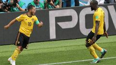 Hazard y Lukaku comanda brillante goleada belga