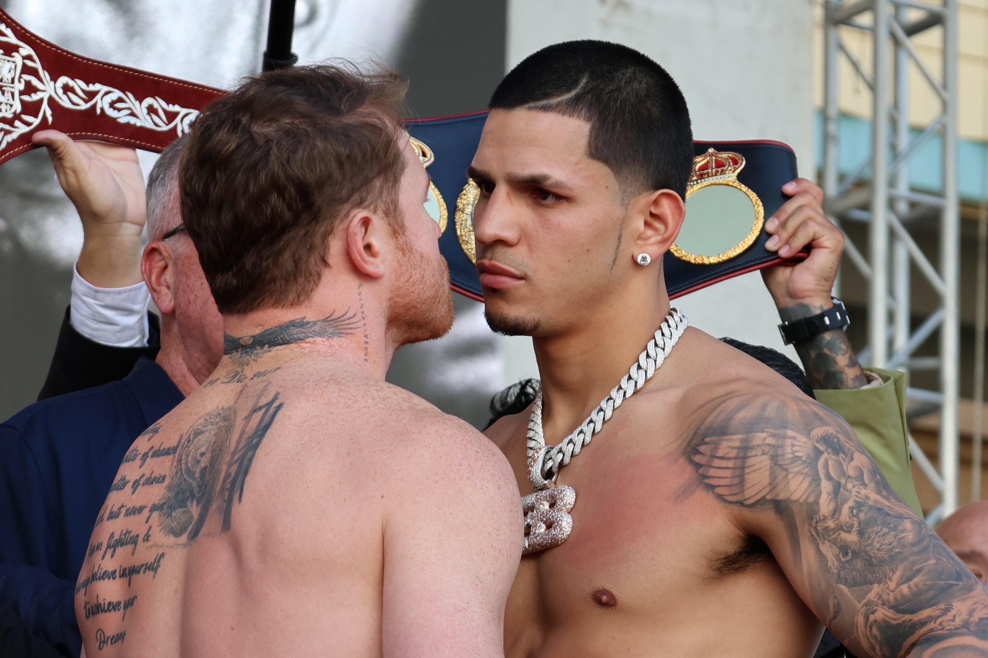 Todo listo para la pelea entre Canelo y Berlanga en Las Vegas