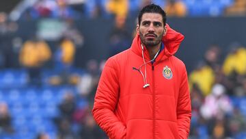  Antonio Briseno of Guadalajara during the 2nd round match between Tigres UANL and Guadalajara as part of the Torneo Clausura 2024 Liga MX at Universitario Stadium on January 21, 2024 in Monterrey, Nuevo Leon, Mexico.