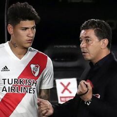 Jorge Carrascal, uno de los más cuestionados en River