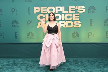 America Ferrera durante la alfombra roja de los Choice Awards 2024 celebrados en The Barker Hangar (Santa Mnica). 