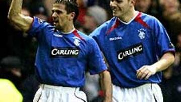 <b>DECISIVO.</B> Los goles de Novo están siendo determinantes para que el Rangers se mantenga en la lucha por el título de la Premier escocesa.