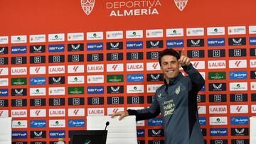 Rubi, en sala de prensa.