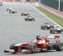 Remontada de Alonso para ser segundo en el triunfo de Vettel