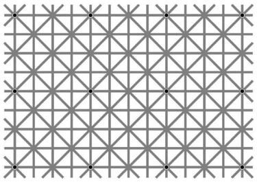 ?Cuntos puntos negros ves en la imagen?