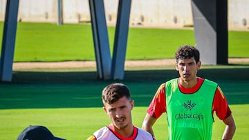 Jesús Vallejo primer entrenamiento con el Albacete Balompié