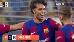 João Félix o cómo meter la chilena imposible: le agarraron en el aire y le dio igual