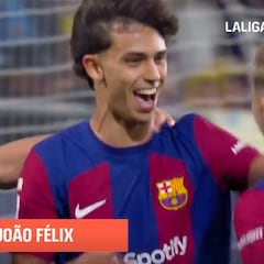 João Félix o cómo meter la chilena imposible: le agarraron en el aire y le dio igual