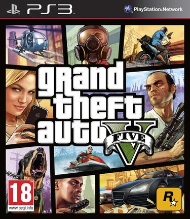 Grand Theft Auto V, carátulas en Xbox 360 y Playstation 3