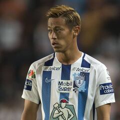 Keisuke Honda, con los minutos contados en Pachuca