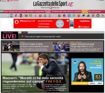 Portadas de la prensa extranjera