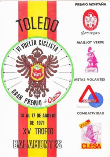 Cartel de la Vuelta a Toledo de 1971