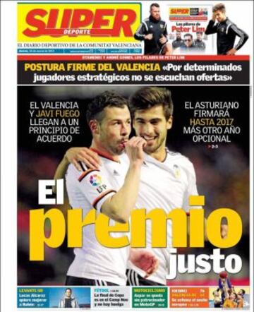 Portadas de la prensa deportiva