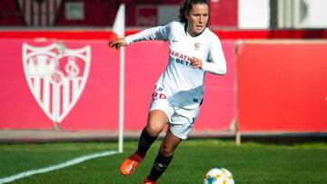 Almudena Rivero, jugadora del Sevilla. 