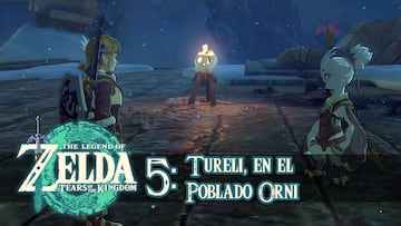 the legend of zelda tears of the kingdom nintendo switch guia tureli en el poblado orni