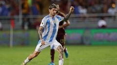 De Paul rinde.... pero con Argentina