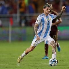 De Paul rinde.... pero con Argentina